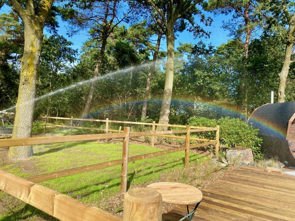 Luxe Finse Kota Met Jacuzzi En Saunabarrel De Zandhoef Villa Eersel Exterior foto